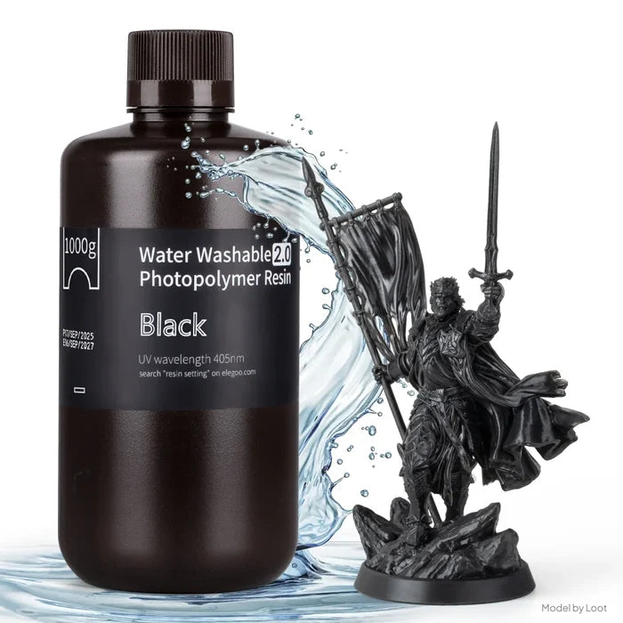 ELEGOO Water-Washable Resin V2.0 1KG
