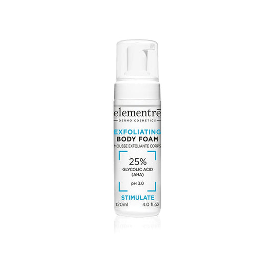 Elementre 25% Glycolic Acid Exfoliating Body Foam elementre