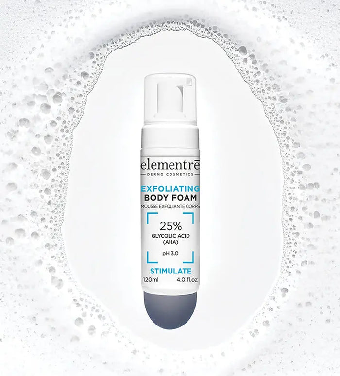 Elementre 25% Glycolic Acid Exfoliating Body Foam elementre
