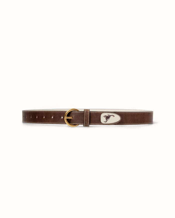 Ellis Chestnut Scorpion Belt