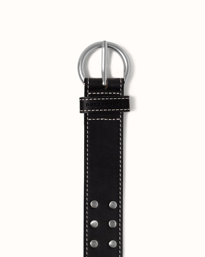 Ellis Silver Studded NY Belt