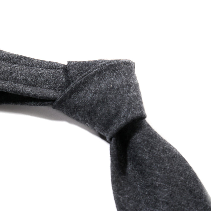 ENGINEERED GARMENTS NECK TIE CHARCOAL WORSTED WOOL