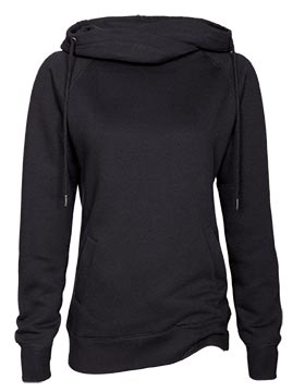 ENZA FLEECE FUNNEL NECK PULLOVER