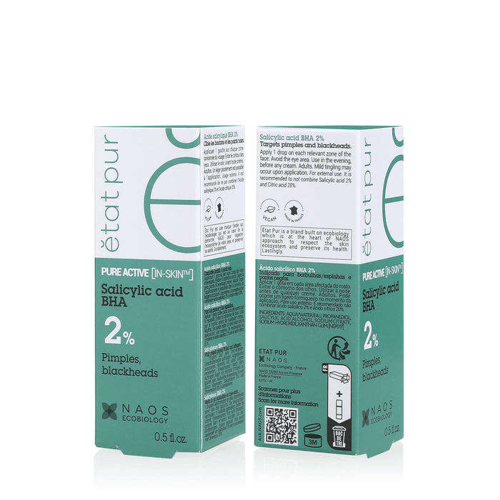 Etat Pur Salicylic Acid 2% Face Serum for Pimples & Blackheads - 15ml, Face Serums