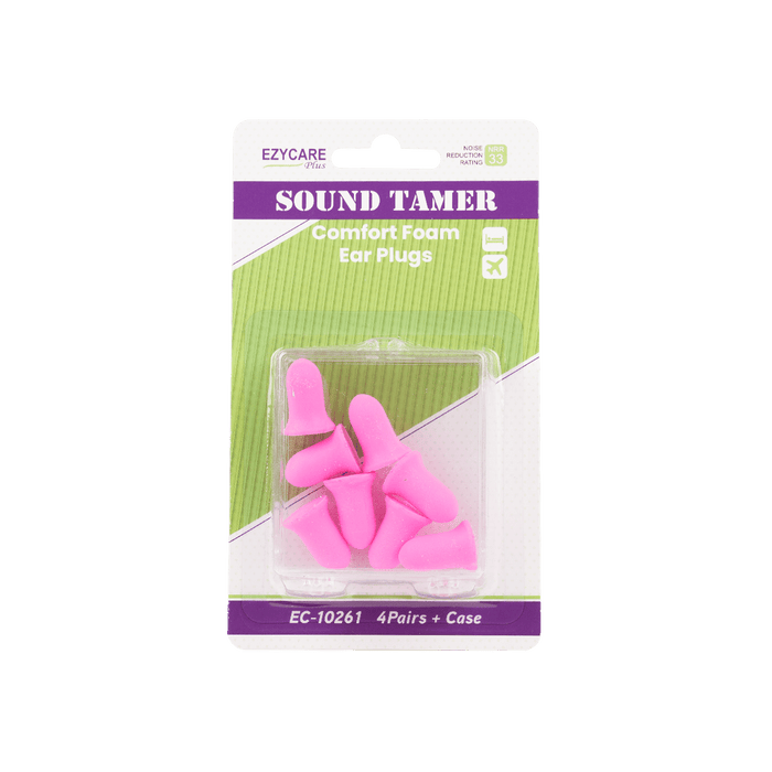 Ezycare Sound Tamer Comfort Foam Ear Plugs 8 Pieces - Makkah Pharmacy