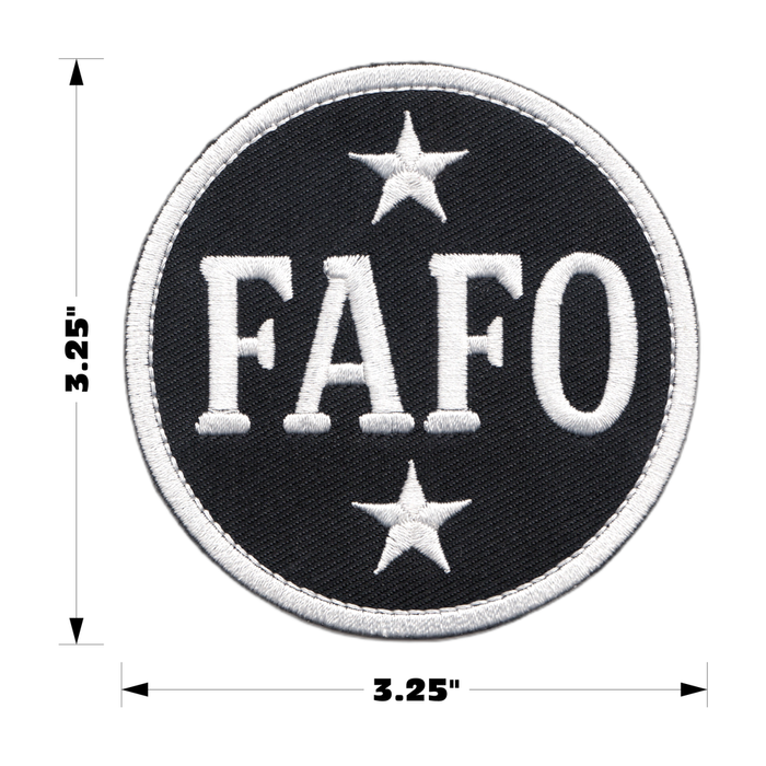 FAFO Around Find Out B&W Bold Attitude Slogan