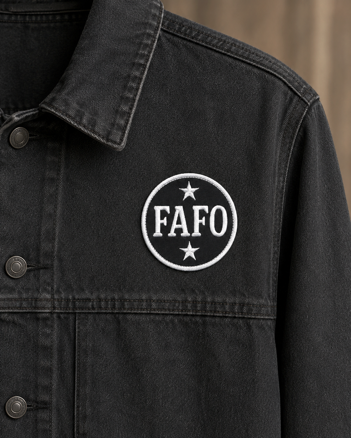 FAFO Around Find Out B&W Bold Attitude Slogan