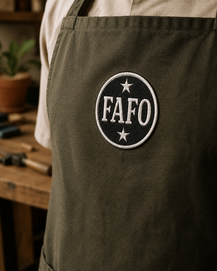 FAFO Around Find Out B&W Bold Attitude Slogan