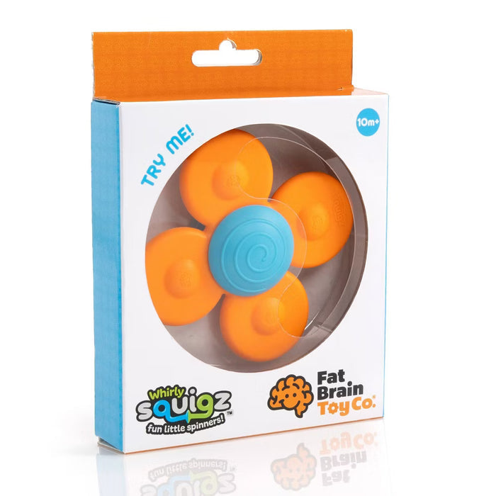 Fat Brain: Whirly Squigz Suction Cup Silicone Spinner