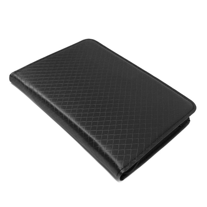 #FD-7737-Q20 COMBINATION folder - quilted bk leather