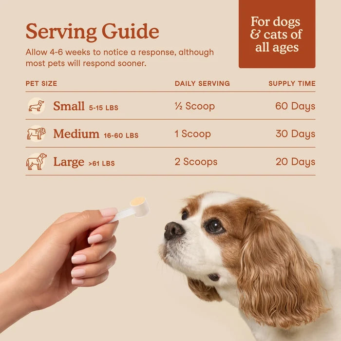 Fera Pets-USDA Organic Probiotics with Prebiotics Powder Dog Supplement