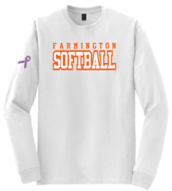 FHS SOFTBALL 50/50 COTTON/POLY LONG SLEEVE TEE