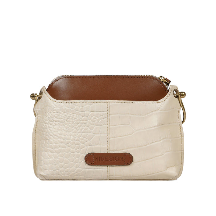 Fl Kelly 02 White Leather Sling Bag