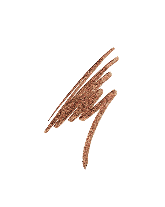 Flypencil Longwear Pencil Eyeliner smear shown in shade Puppy Eyez