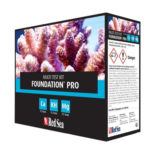 Foundation Pro Salt Water Multi Test Kit (Ca, Alk, Mg)