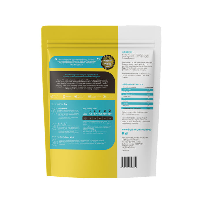 Freeze-Dried Free-Range Chicken Dog Food