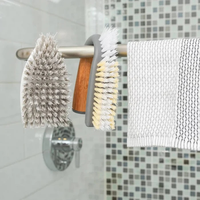 Full Circle Grunge Buster Grout & Tile Brush - Grey