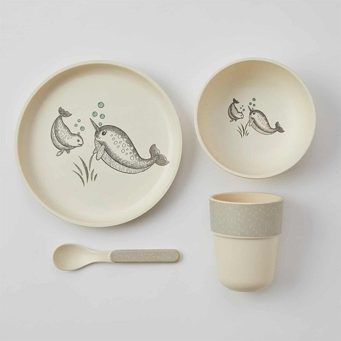 Giggle & Jiggle Bambooware Kids Dinner Set