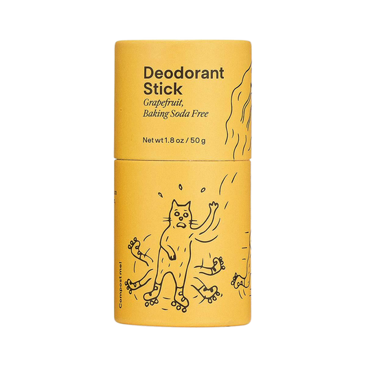 Grapefruit Baking Soda Free Deodorant Stick