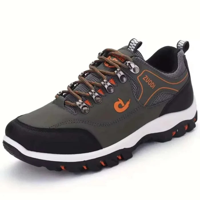 GripStride™ Men's Non-Slip Lightweight Sneakers - front detail view showing the fit and structure