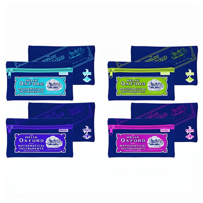 Helix Oxford Neoplian Pencil Case Assorted