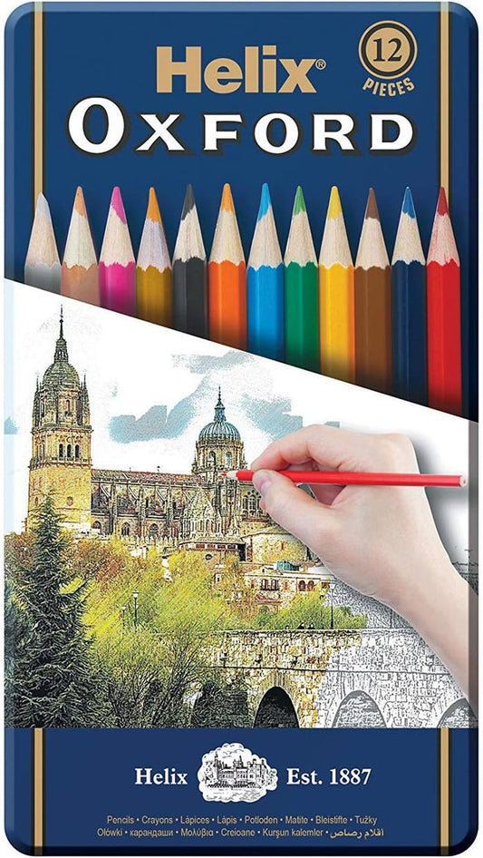 Helix Oxford X 12 Colour Pencils - Office R Us Lagos