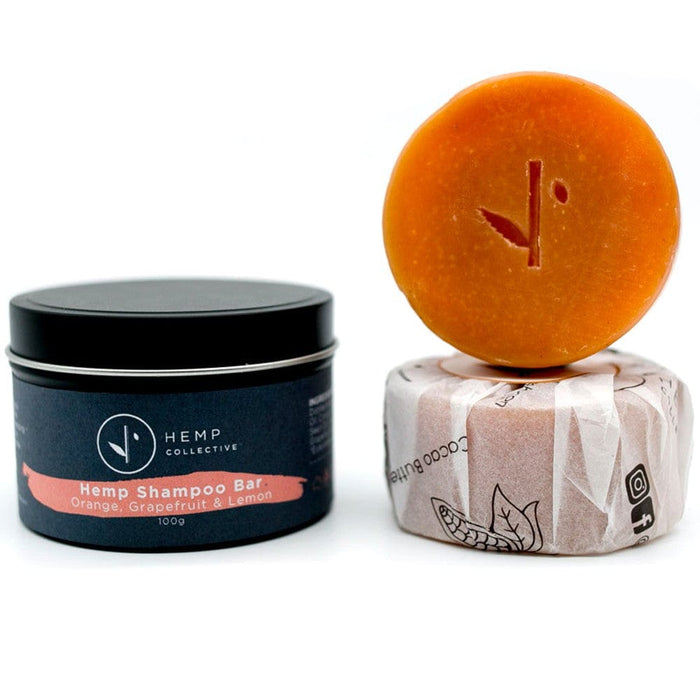 Hemp Collective Hemp Shampoo Bar Refill 100g - Orange, Grapefruit & Lemon