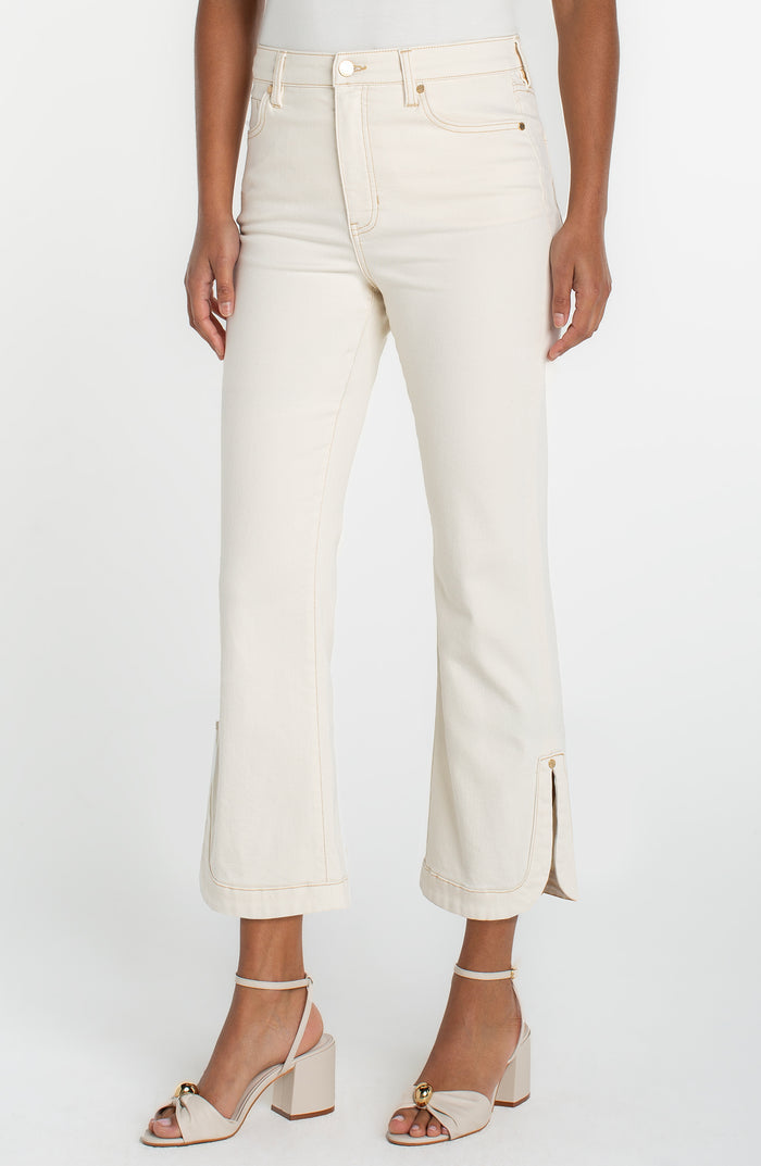 Hi Rise Hannah Crop Flare w/ Tulip Hem 25 1/2" In