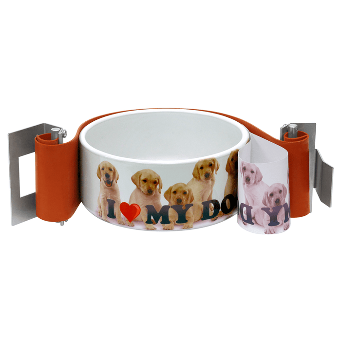 HIX 3" Straight Wall Sublimation Oven Dog Bowl Wrap - HeatPressNation