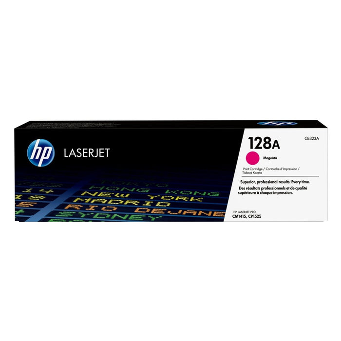 HP 128A Magenta Toner Cartridge - Genuine HP CE323A Original Toner cartridge - tonerandink.co.za