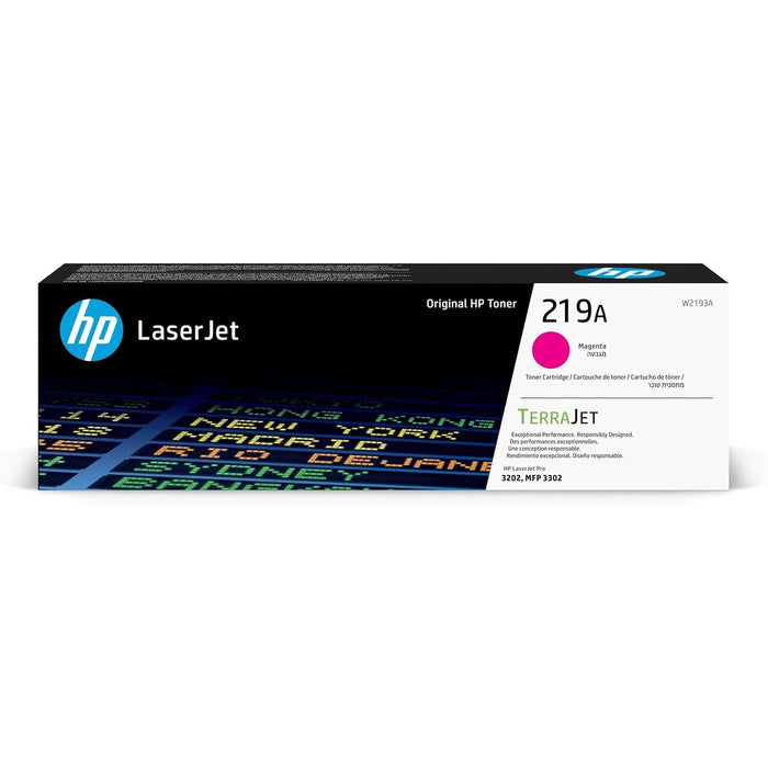 HP 219A Magenta Original Laserjet Toner Cartridge Page Yield 1200 - W2193A