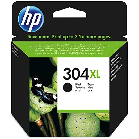 HP 304XL High Yield Black Original Ink Cartridge - N9K08AE