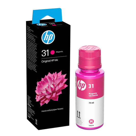 HP 31 70-ml Magenta Original Ink Bottle - 1VU27AE