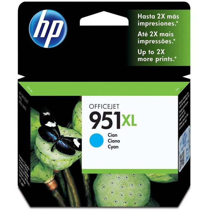 HP 951XL High Yield Cyan Original Ink Cartridge - CN046AE
