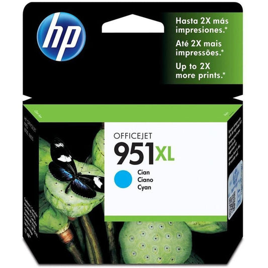 HP 951XL High Yield Cyan Original Ink Cartridge - CN046AE