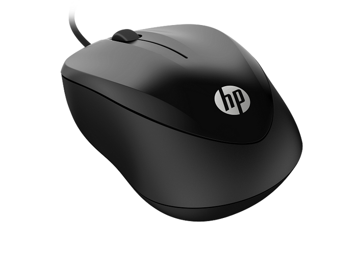 HP X1000 Wired Mouse - Black - Image 2 - Office R Us