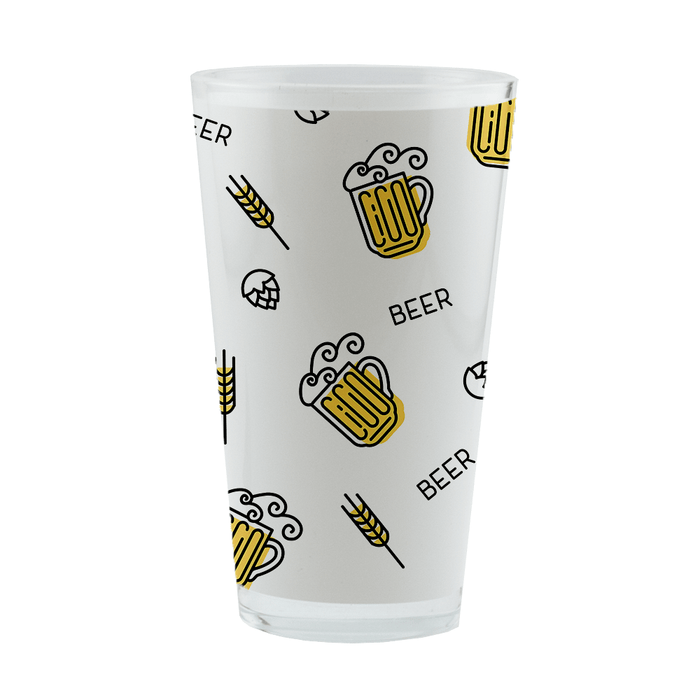 HPN ORCA Premium 17 oz Sublimation Glass Pint Glass (Small Gap) - 36 per Case - HeatPressNation