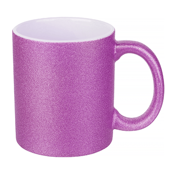 HPN SubliCraft 11 oz. Glitter Sublimation Ceramic Mug - 36 per case - HeatPressNation