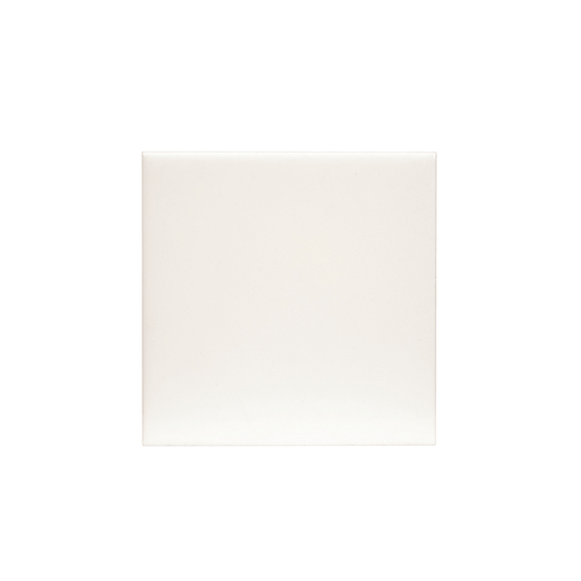 HPN SubliCraft 4.25" x 4.25" White Matte Sublimation Ceramic Tile - 48 per Case - HeatPressNation
