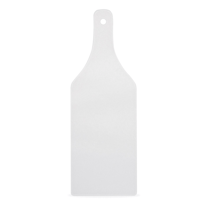 HPN SubliCraft 4.5" x 12.5" Wine Bottle Shaped Sublimation Glass Cutting Board - 48 per Case - HeatPressNation