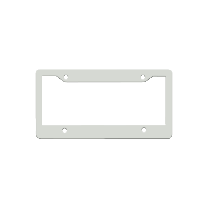 HPN SubliCraft Sublimation Aluminium License Plate Frame - Gloss White - HeatPressNation