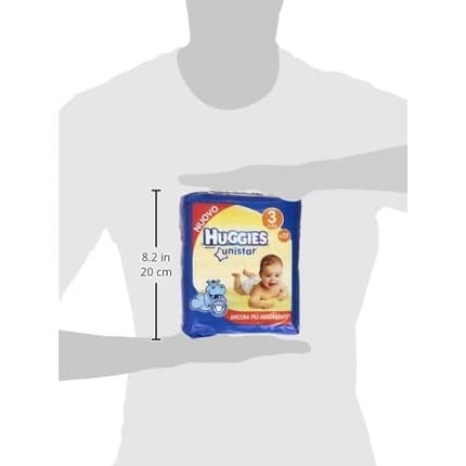 Huggies Unistar Size 3 4-9kg 22 Nappies