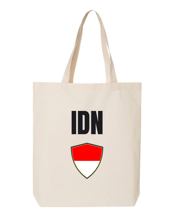 Indonesia Soccer Tote Bag — National Crest Badge | NYC Factory