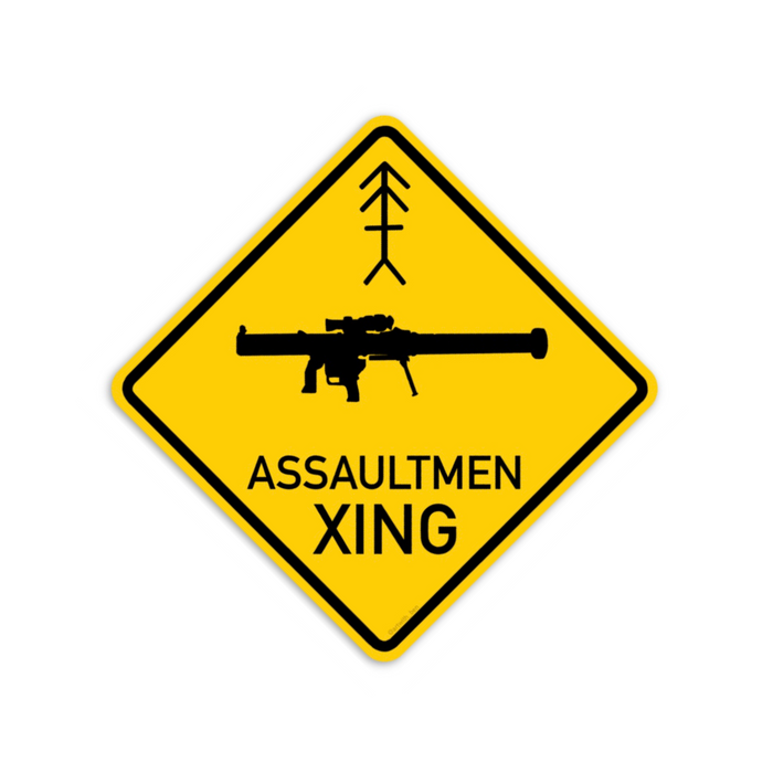 Infantry Xing - Sticker Series