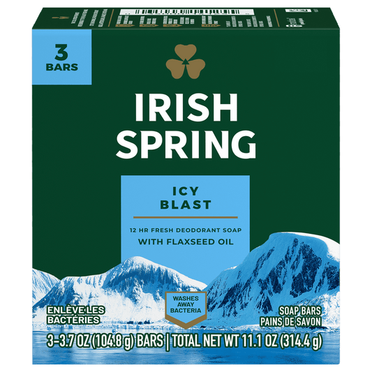 Irish Spring Icy Blast Soap 3 Pack