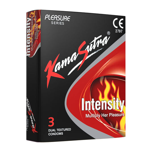 KamaSutra Intensity Condoms - Pack of 3, Condoms