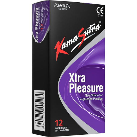 KamaSutra Xtra Pleasure Condoms Pack of 12, Condoms