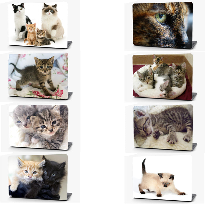 Kittens in a Basket Vinyl Laptop Computer Skin Sticker Decal Wrap Macbook Various Sizes