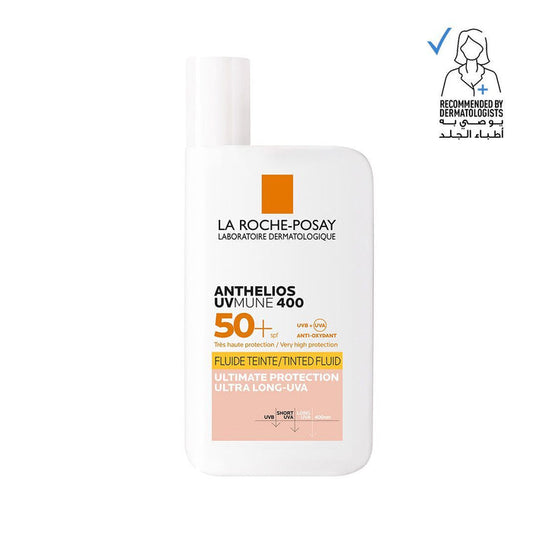 La Roche-Posay Anthelios 400 Water & Sweat Resistant Tinted Facial Sunscreen for Sensitive Skin SPF50+, 50ml - Makkah Pharmacy