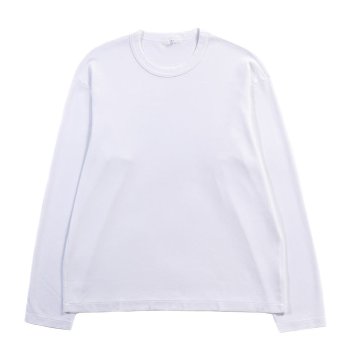LADY WHITE CO. L/S PIMA LOCK T-SHIRT WHITE